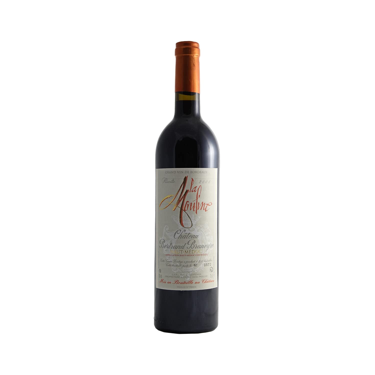 Haut Médoc La Mouline Château Bertrand Braneyre 2006