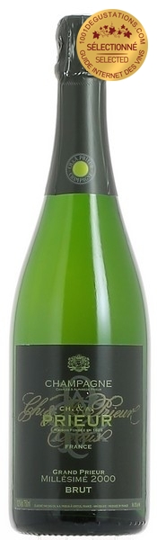 Champagne Grand Prieur Millésime Brut Domaine Claude Prieur 2000