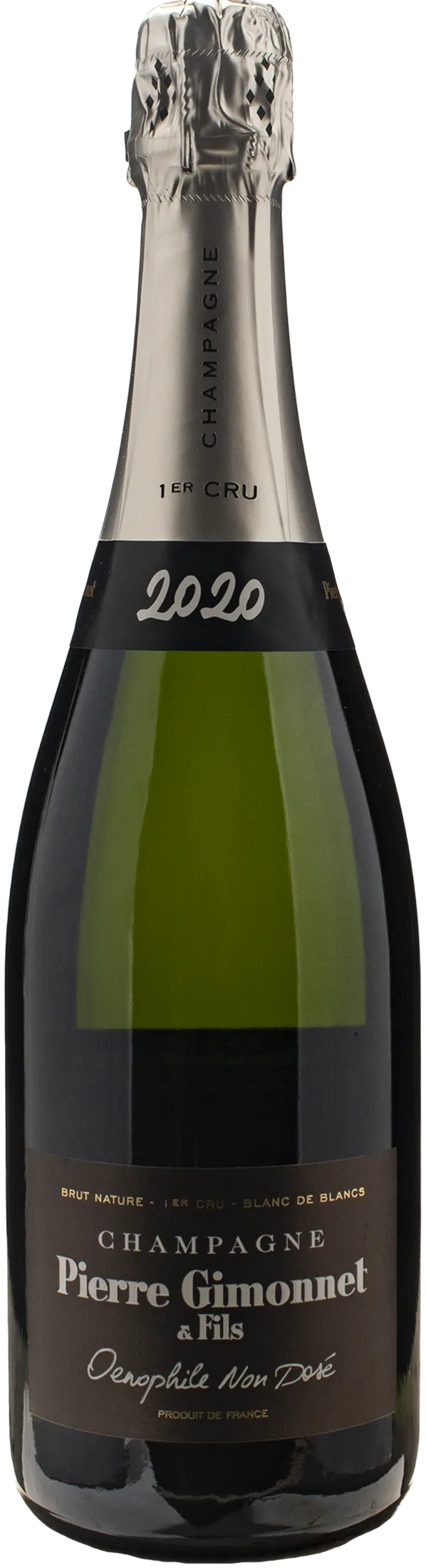 Champagne 1er Cru Oenophile Non Dosé Blanc de Blancs Brut Domaine Pierre Gimonnet et fils 