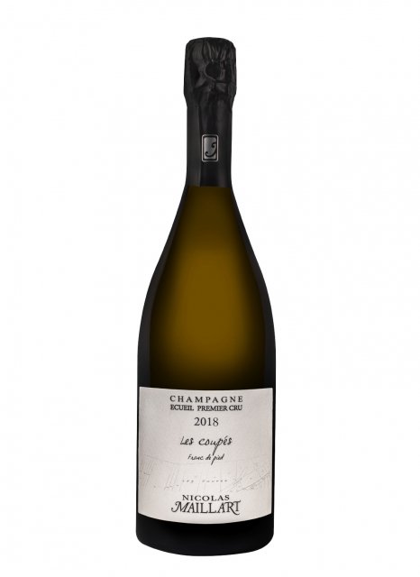 Champagne 1er Cru Les Coupés Millésimé Franc de pied Pinot Noir Extra Brut Domaine Nicolas Maillart 2018 