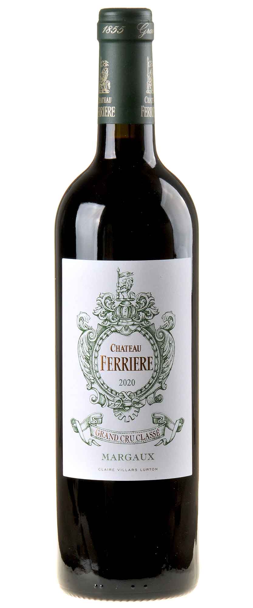 Margaux 3ème Grand Cru Classé . OWC12 Château Ferrière 2020