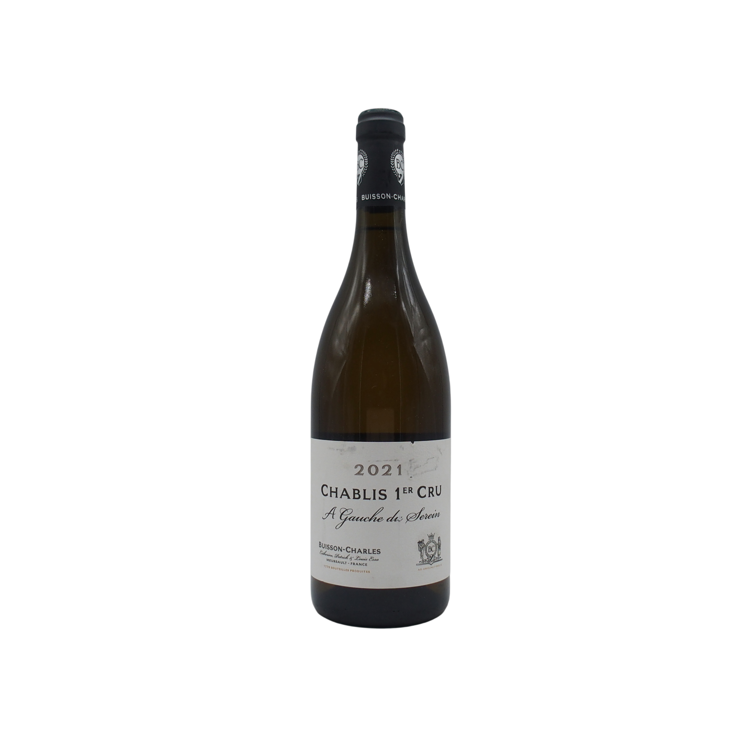 Chablis 1er Cru A Gauche du Serein Domaine Buisson Charles 2021