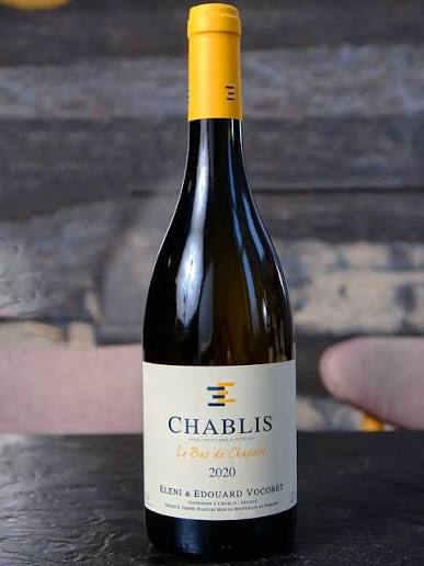 Chablis "Bas de Chapelot" Domaine Eleni et Edouard Vocoret 2020