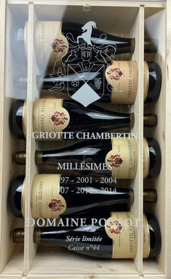 Griotte Chambertin Grand Cru Caisse assortiment verticale 6 bouteilles Domaine Ponsot 