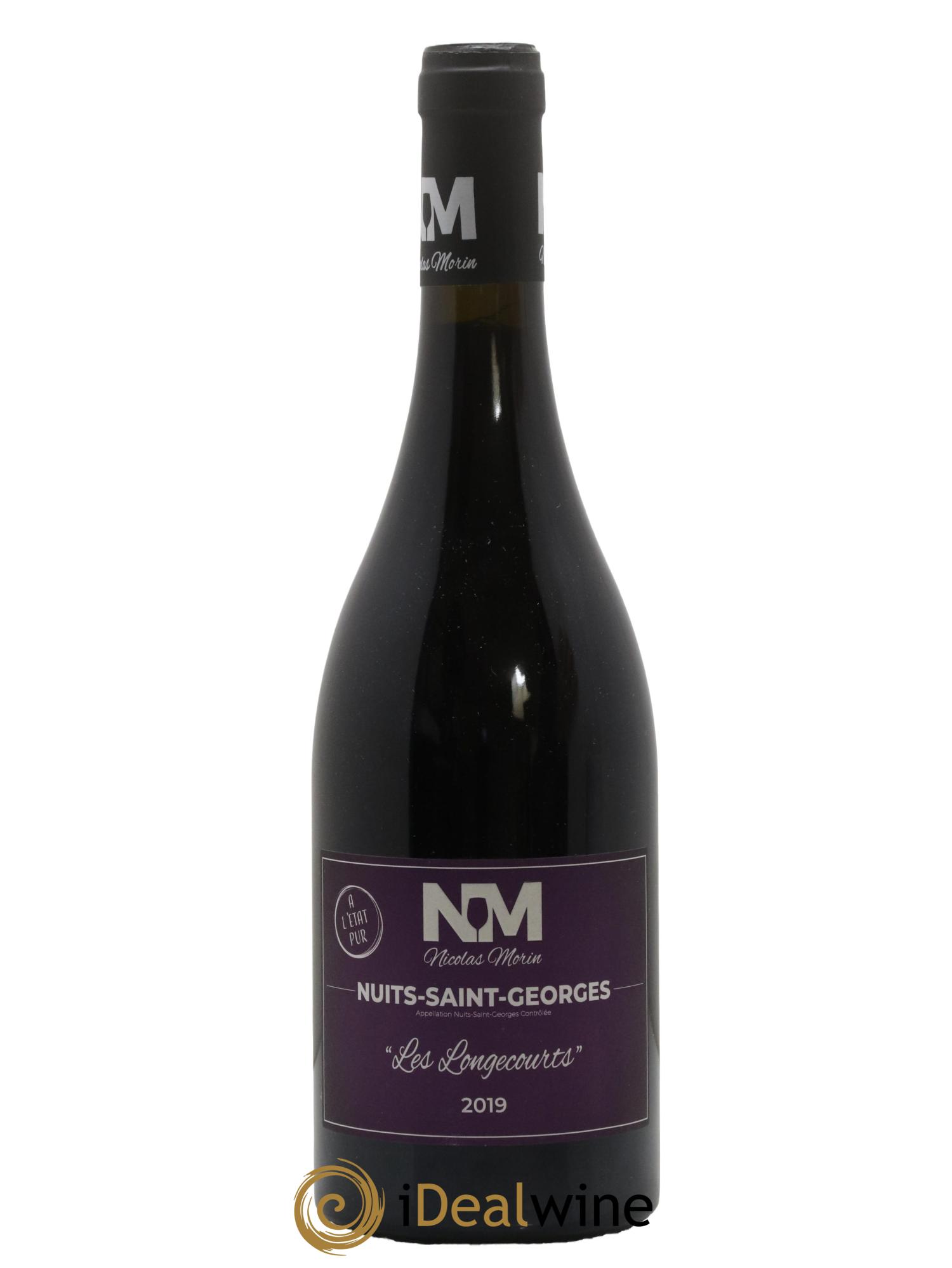 Nuits Saint Georges Les Longecourts Domaine Nicolas Morin 2019