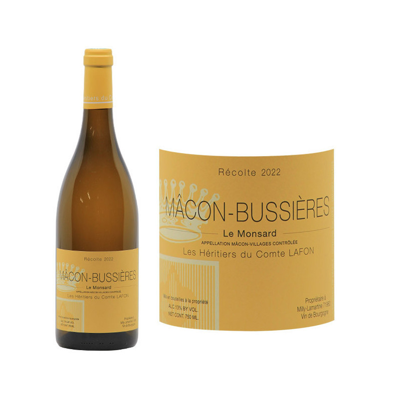 Mâcon Bussières Domaine Les Héritiers du Comte Lafon 2022