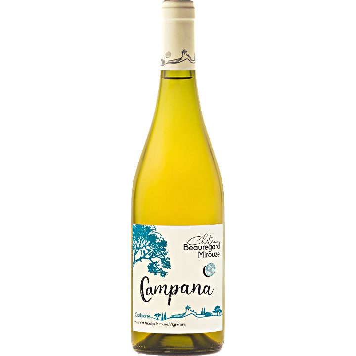 Corbières Campana Château Beaureguard Mirouze blanc 2022